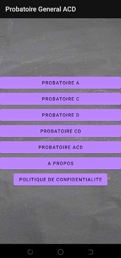 Probatoire General ACD 1 تصوير الشاشة