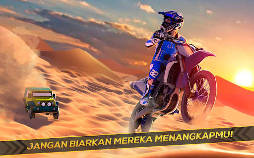 Real Sepeda Motor Cross: Balap screenshot 20