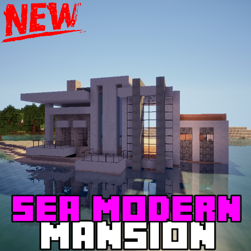 Modern Sea Mansion Map [Floating House] icon