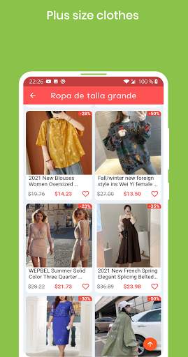 cheap plus size clothing screenshot 1