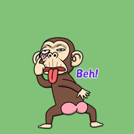 Crazy Monkey Stickers - Studio3 - WAStickerApps icon