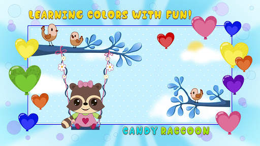 Candy Raccoon: Balloon Games screenshot 1