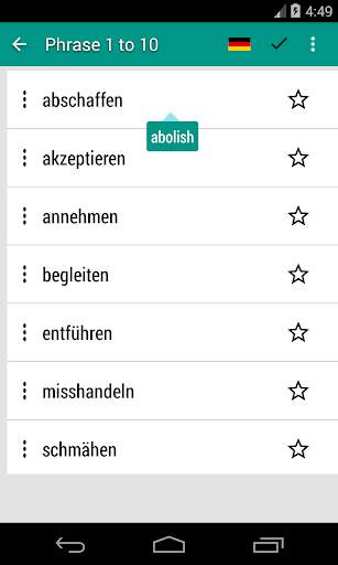 Common German Verbs - Learn German screenshot 5
