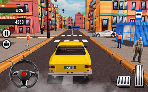 City Taxi Crazy Car Driving 3D screenshot 6