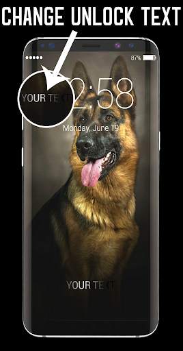 German Shepherd Dog Lock Screen screenshot 3