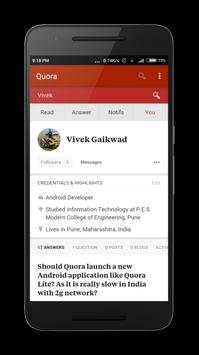 Quora Lite screenshot 4
