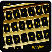 Metal Gold Keyboard icon
