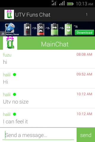 UTV Funs Chat screenshot 2