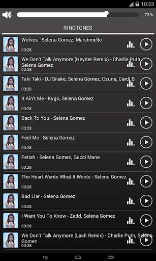 Selena Gomez Ringtones Free screenshot 3