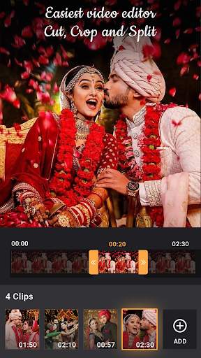Wedding video maker, Wedding video editor screenshot 1