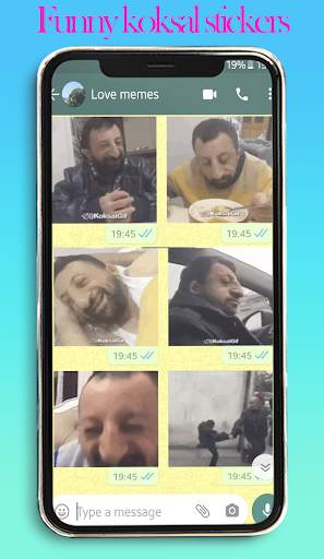 KOKSAL BABA Animated Stickers for WhatsApp screenshot 2