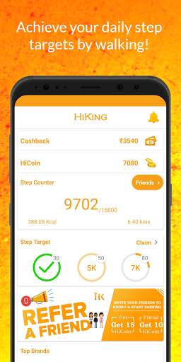 HiKing App – Walk, Earn & Shop screenshot 2