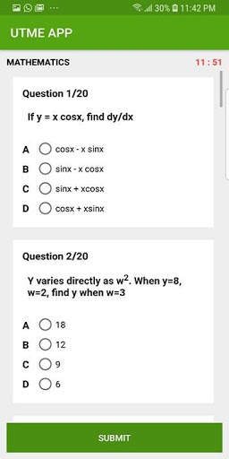 UTME 2021 FaceYourBook (Past Questions App) screenshot 3