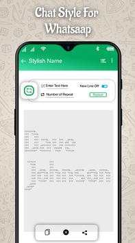 Chat Styler for Whatsapp :Cool Font & Stylish Text screenshot 5