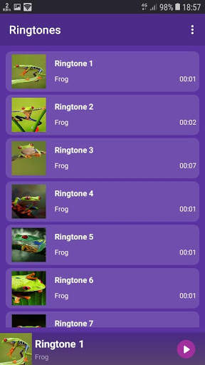 Frog - RINGTONES and WALLPAPERS screenshot 1