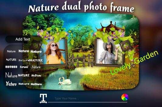 Nature Dual Photo Frames screenshot 4