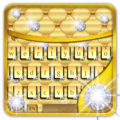 Luxury Gold Keyboard Theme 10001002