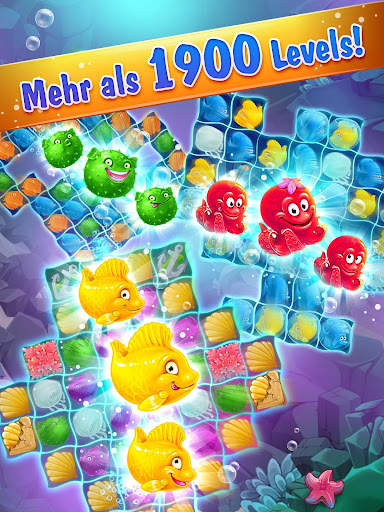 Mermaid-puzzle match-3 schätze screenshot 17