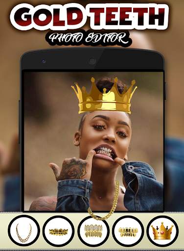 Gold Teeth Photo Editor screenshot 1