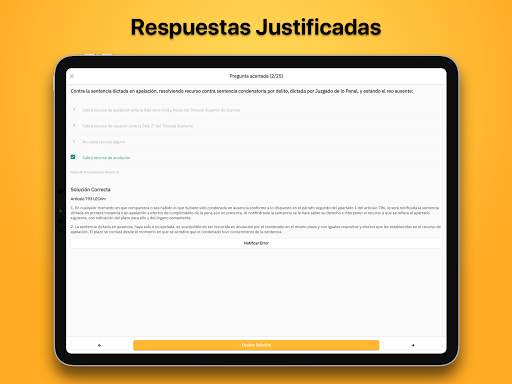 OpositaTest - Test de Oposiciones Online screenshot 12