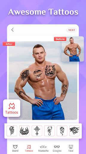 Men Photos And Blend & Pip Filter Editor screenshot 8