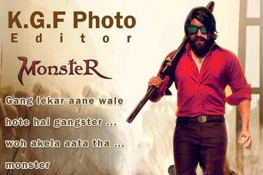 K.G.F Movie Style Photo Editor - KGF Photo Frame 2 تصوير الشاشة