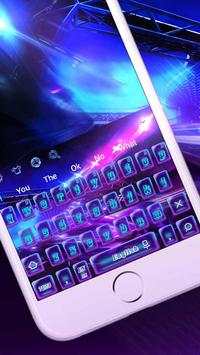 Neon Racing Sports Car Keyboard screenshot 1
