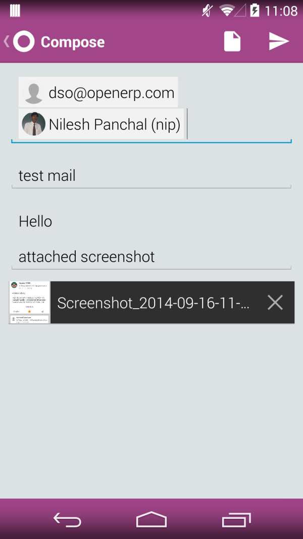 Odoo Messaging скриншот 8