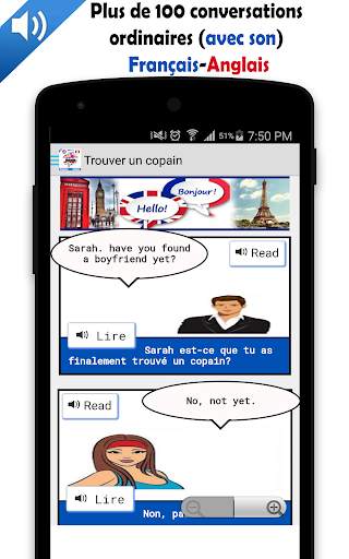 Dialogue français anglais скриншот 4
