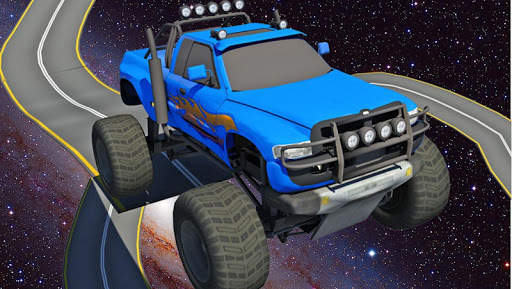 Galaxy stunt racing Game 3D screenshot 4