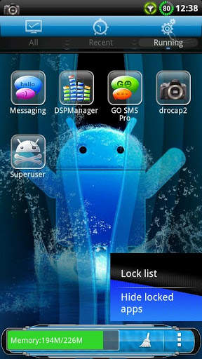 Cool Blue GO Launcher Theme screenshot 3
