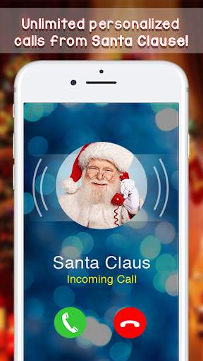 Santa Video Call Simulator- Santa Call & Chat App screenshot 1
