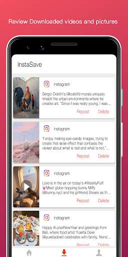 Video download and Photo downloader for instagram screenshot 2