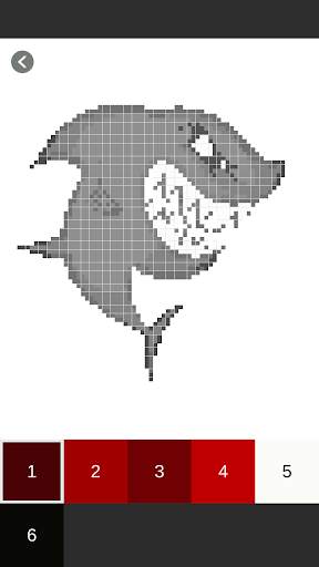 Shark Coloring By Number Pixel screenshot 5