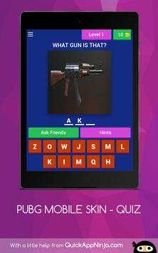 PUBG MOBILE SKIN - QUIZ screenshot 15