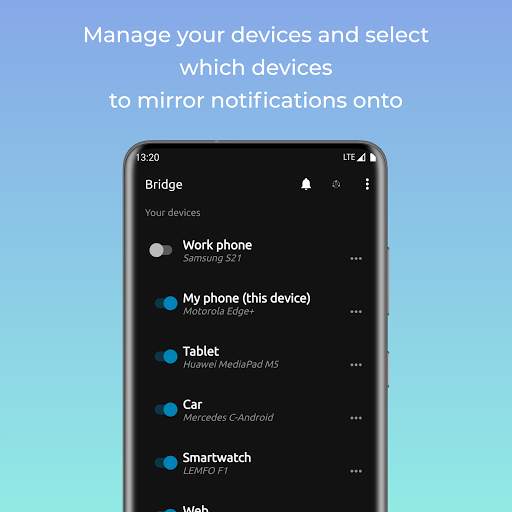 Bridge - mirror notifications скриншот 1