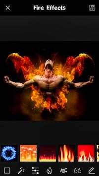 Fire Photo Frame Editor screenshot 1