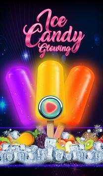 Glowing Rainbow Ice Candy Maker-DIY Cooking Games screenshot 7
