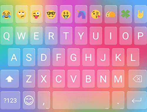 Rainbow Love - Emoji Keyboard screenshot 7