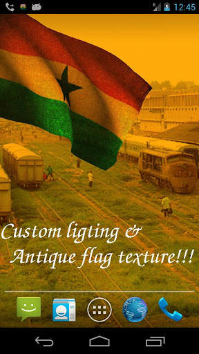 Ghana Flag Live Wallpaper screenshot 5