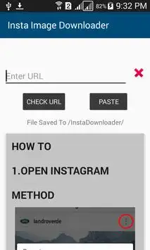 InstaDownloader screenshot 1