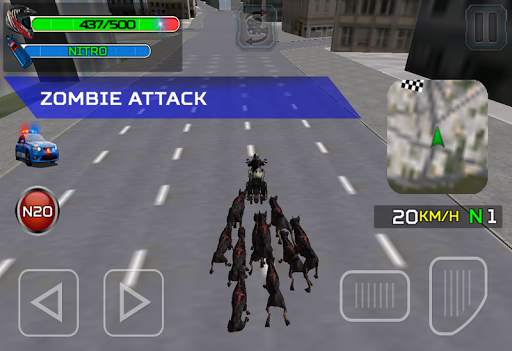 Zombie City Police MotorCycle screenshot 5