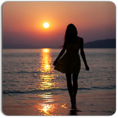 Sunset photo frames icon