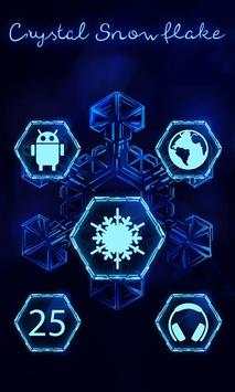 Crystal Snowflake Launcher Theme screenshot 6