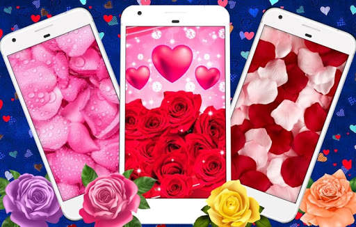 Rose petals Live Wallpaper screenshot 1