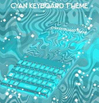 Cyan Keyboard Theme screenshot 4