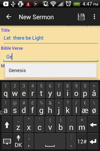 My Sermon - Service Notepad screenshot 2