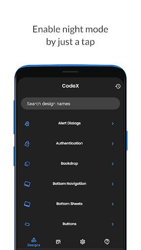 CodeX - Android Material UI Templates screenshot 4