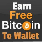 Earn Free Bitcoin to Wallet icon