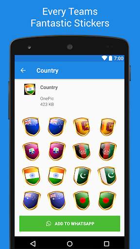 Cricket Sticker Packs - WAStickerApps screenshot 5
